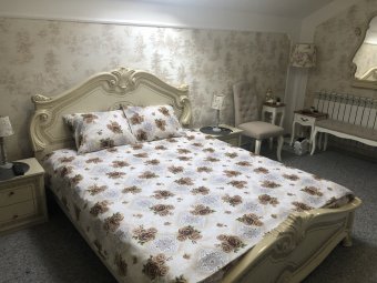 Lenjerie de pat pentru doua persoane, TDK Iacob, 100% bumbac, multicolor, 220x240 cm