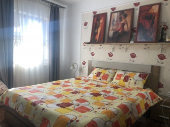 Lenjerie de pat pentru doua persoane, TDK Iacob, 100% bumbac, multicolor, 220x240 cm