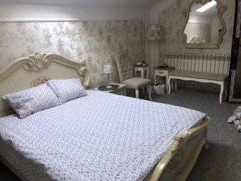 Lenjerie de pat pentru doua persoane, TDK Iacob, 100% bumbac, multicolor, 220x240 cm
