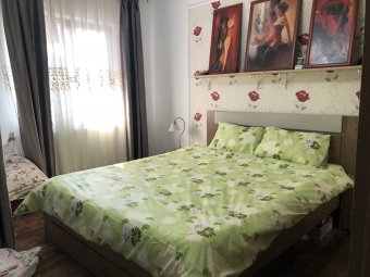 Lenjerie de pat pentru doua persoane, TDK Iacob, 100% bumbac, multicolor, 220x240 cm