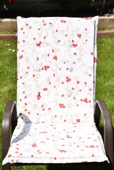 Perna pentru scaun gradina, bumbac satinat, 110x45x3, multicolor