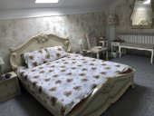 Lenjerie de pat pentru doua persoane, Cearceaf uni maro,TDK Iacob, 100% bumbac, multicolor, 220x240 cm