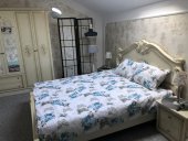 Lenjerie de pat pentru doua persoane, TDK Iacob, 100% bumbac, multicolor, 220x240 cm