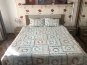 Lenjerie de pat pentru doua persoane, TDK Iacob, 100% bumbac, multicolor, 220x240 cm