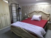 Lenjerie de pat pentru doua persoane, cearceaf uni rosu, TDK Iacob, 100% bumbac, multicolor, 220x240 cm