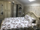 Lenjerie de pat pentru doua persoane, TDK Iacob, 100% bumbac, multicolor, 220x240 cm