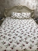 Lenjerie de pat pentru doua persoane, TDK Iacob, 100% bumbac, multicolor, 220x240 cm