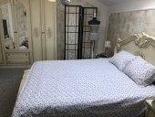 Lenjerie de pat pentru doua persoane, TDK Iacob, 100% bumbac, multicolor, 220x240 cm