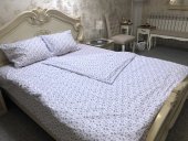 Lenjerie de pat pentru doua persoane, TDK Iacob, 100% bumbac, multicolor, 220x240 cm