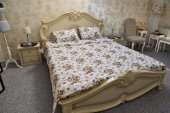 Lenjerie de pat pentru doua persoane, TDK Iacob, 100% bumbac, multicolor, 220x240 cm,