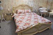 Lenjerie de pat pentru doua persoane, TDK Iacob, 100% bumbac, multicolor, 220x240 cm