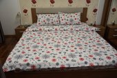 Lenjerie de pat pentru doua persoane, TDK Iacob, 100% bumbac, multicolor, 220x240 cm