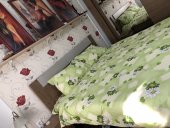 Lenjerie de pat pentru doua persoane, TDK Iacob, 100% bumbac, multicolor, 220x240 cm
