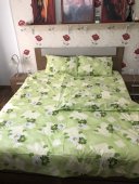 Lenjerie de pat pentru doua persoane, TDK Iacob, 100% bumbac, multicolor, 220x240 cm
