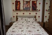 Lenjerie de pat pentru doua persoane, TDK Iacob, 100% bumbac satinat, multicolor, 235x200 cm