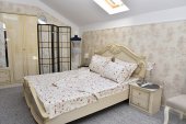Lenjerie de pat pentru doua persoane, TDK Iacob, 100% bumbac satinat, multicolor, 235x200 cm