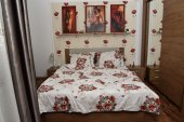 Lenjerie de pat pentru doua persoane, TDK Iacob, 100% bumbac satinat, multicolor, 235x200 cm