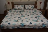 Lenjerie de pat pentru doua persoane, TDK Iacob,100% bumbac,