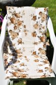 Perna pentru scaun gradina, bumbac, 110x45x3, multicolor