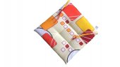Pernuta pentru scaun 40x40, bumbac, multicolor