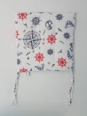 Pernuta pentru scaun 40x40, bumbac, multicolor,ancore